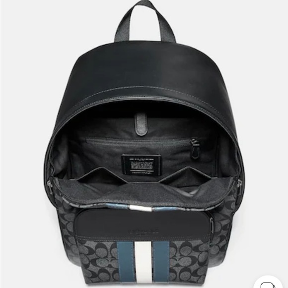 Coach Houston Backpack In Signature
Canvas With Varsity Stripe - Picture 3 of 7